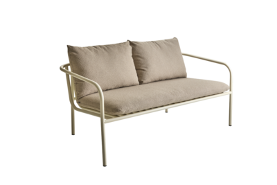 Bendt 2-personers sofa Pearl White/Teddy Beige