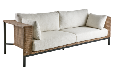 Shell 2,5-personers sofa  Black/Teddy Beige